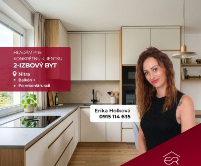 Hledáme Byt 2+1, Byt 2+1, Nitra, Slovensko