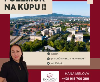 Hledáme Pozemky - komerční, Pozemky - komerční, Nitra, Slovensko