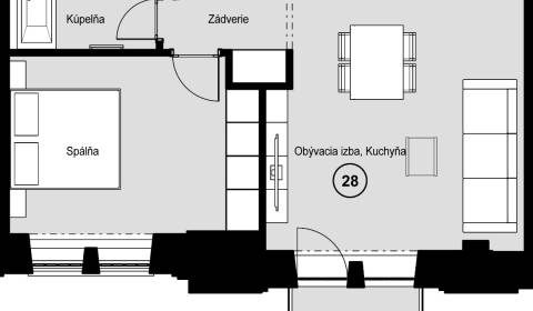 Byt 2+1, Vrbovská cesta, prodej, Piešťany, Slovensko