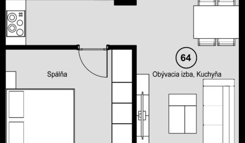 Byt 2+1, Vrbovská cesta, prodej, Piešťany, Slovensko