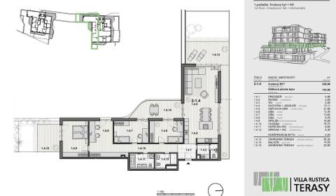 PREDAJ - 4-izbový byt v projekte VILLA RUSTICA-TERASY 2, Dúbravka