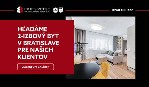 Hledáme Byt 2+1, Byt 2+1, Bratislava - Ružinov, Slovensko
