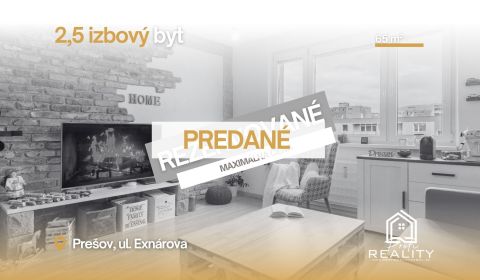 Prodej Byt 3+1, Byt 3+1, Exnárova, Prešov, Slovensko
