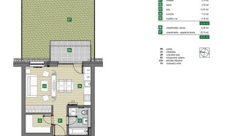 Prodej Byt 1+1, Byt 1+1, Limbašská cesta, Pezinok, Slovensko
