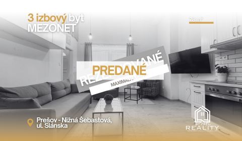 Prodej Byt 3+1, Byt 3+1, Prešov, Slovensko