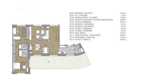 Prodej Byt 4+1, Byt 4+1, Štúrova, Bratislava - Staré Mesto, Slovensko