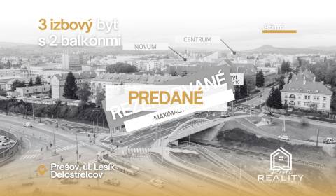 Prodej Byt 3+1, Byt 3+1, Lesík delostrelcov, Prešov, Slovensko
