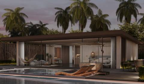 JEDNOPOKOJOVÁ VILA U PLÁŽE V LUXUSNÍM PROJEKTU NA ZANZIBARU