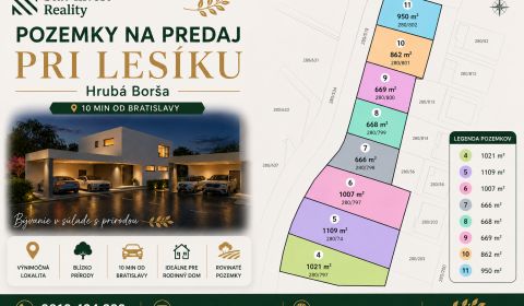 Prodej Pozemky - bydlení, Pozemky - bydlení, Šalviová, Senec, Slovensk