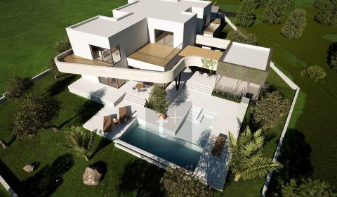 CHORVATSKO - Luxusní architektonicky zajímavá vila - VODICE