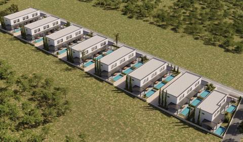 CHORVATSKO - Nový apartmánový komplex - MANDRE, ostrov PAG