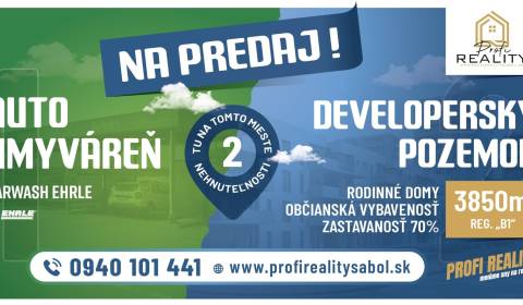 Prodej Pozemky - bydlení, Pozemky - bydlení, Vranovská, Prešov, Sloven