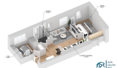 Prodej Byt 2+1, Byt 2+1, Beskydská, Bratislava - Staré Mesto, Slovensk