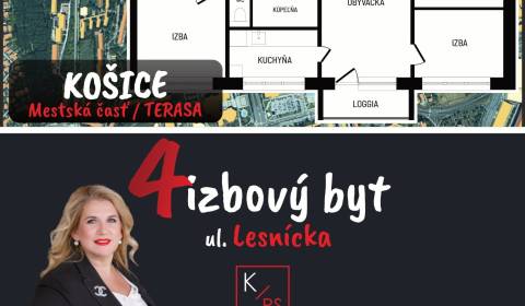 Prodej Byt 4+1, Byt 4+1, Lesnícka, Košice - Západ, Slovensko
