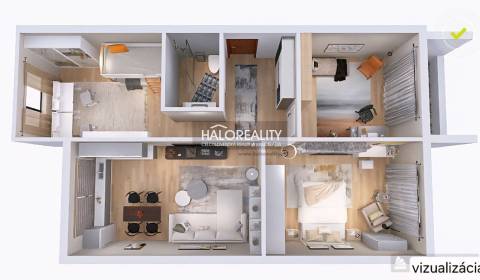 Prodej Byt 3+1, Bratislava - Petržalka, Slovensko