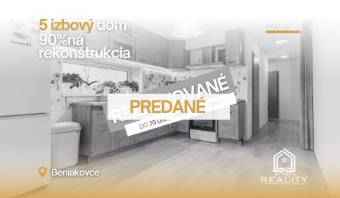 Prodej Rodinný dům, Rodinný dům, Beniakovce, Košice-okolie, Slovensko
