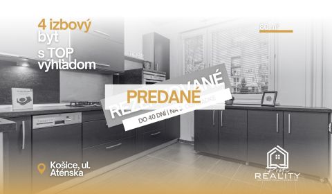 Prodej Byt 4+1, Byt 4+1, Aténska, Košice - Ťahanovce, Slovensko