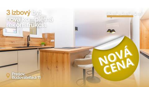 Prodej Byt 3+1, Byt 3+1, Budovateľská, Prešov, Slovensko