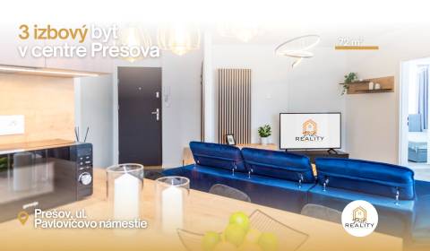 Pronájem Byt 3+1, Byt 3+1, Pavlovičovo námestie, Prešov, Slovensko