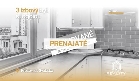 Pronájem Byt 3+1, Byt 3+1, Prešov, Slovensko