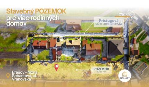 Prodej Pozemky - bydlení, Pozemky - bydlení, Vranovská, Prešov, Sloven