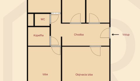 Prodej Byt 4+1, Byt 4+1, Bernolákova, Košice - Západ, Slovensko