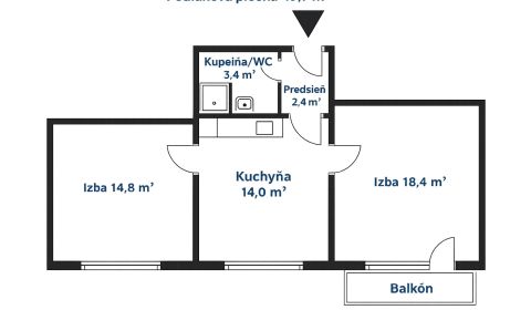 Prodej Byt 2+1, Byt 2+1, Rezedová, Bratislava - Ružinov, Slovensko