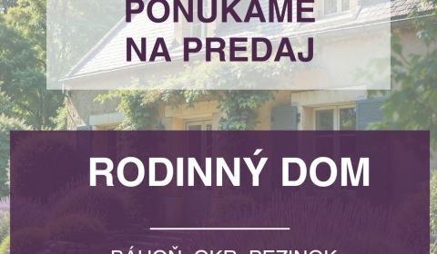 Prodej Rodinný dům, Rodinný dům, Pezinok, Slovensko