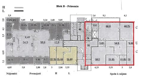 Pronájem Kancelářské prostory, Kancelářské prostory, Hattalova, Bratis