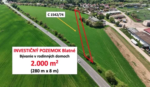 Prodej Pozemky - bydlení, Senec, Slovensko