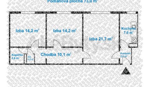 Prodej Byt 3+1, Byt 3+1, Martinčekova, Bratislava - Ružinov, Slovensko
