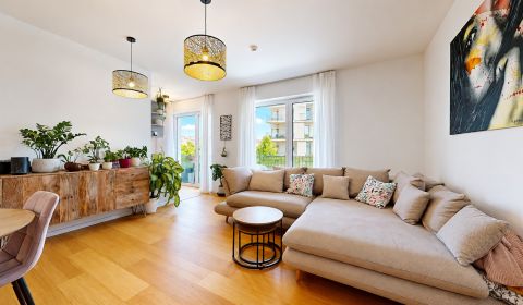 Stylový 2-pokojový byt s velkým balkonem |Třešně Fine Living |Dúbravka