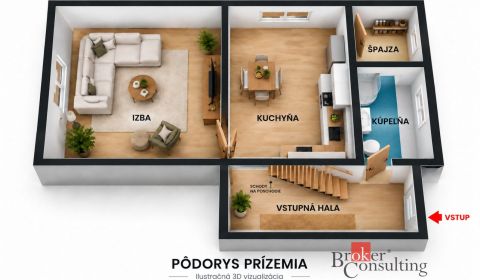 Pronájem Byt 2+1, Spišská Nová Ves, Slovensko