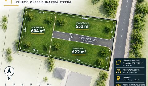 Prodej Pozemky - bydlení, Pozemky - bydlení, Dunajská Streda, Slovensk