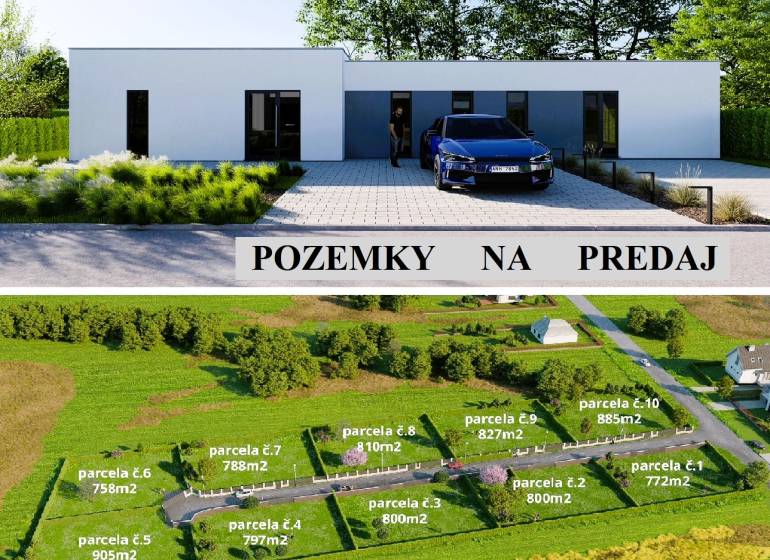 Michalovce Pozemky - bydlení prodej reality Michalovce