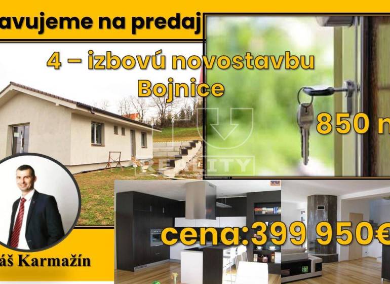 Bojnice Rodinný dům prodej reality Prievidza