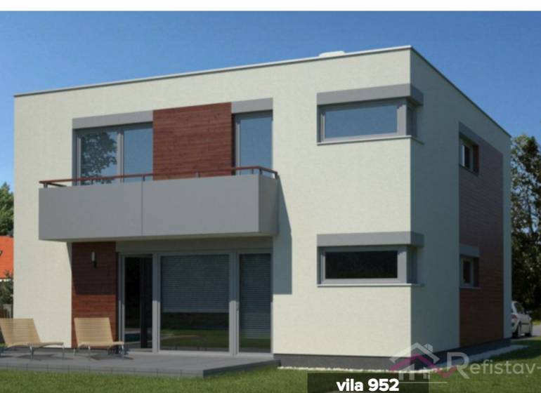 Rodinný dům na Povrazové ulici v Košicích - městské části Myslava s balkonem a terasou.
