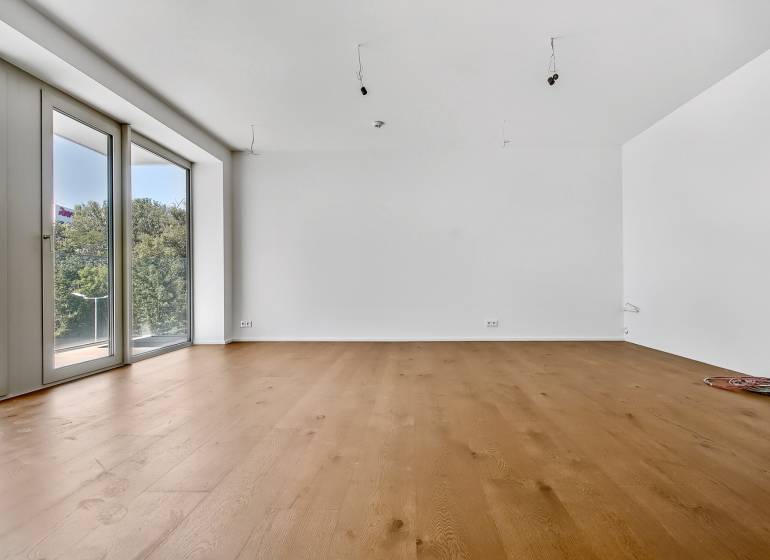 obývačka s kuchyňou