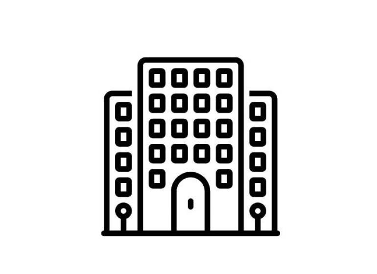 Ikona budovy s logem realitní kanceláře Benard a certifikátem ověření.