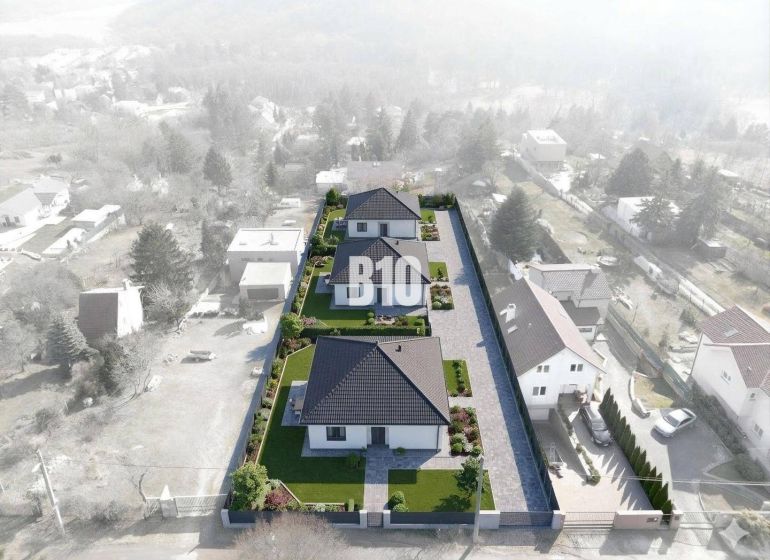 Vizualizace domů na prodej ve Stupavě, Lesní ulice, pozemky - bydlení.