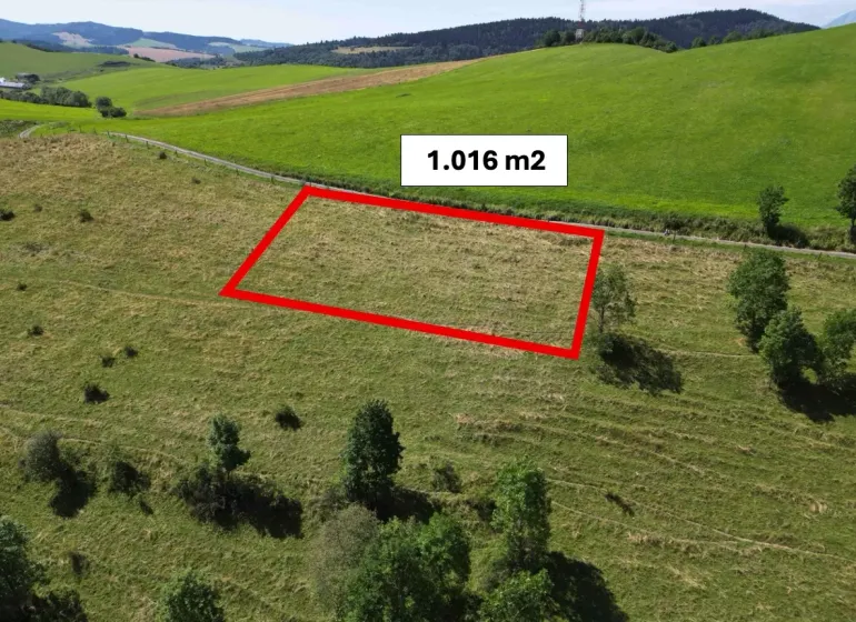 Krásná přírodní lokalita s pozemkem 1 016 m² v blízkosti Staré Ľubovně, Zvláštní nemovitosti.