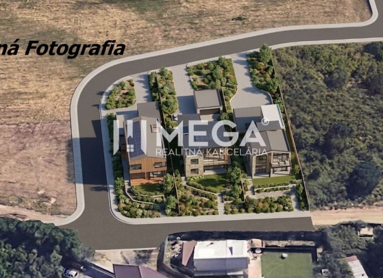 Vizualizace rezidenčního projektu v oblasti Košice IV, Rešov majer, pro Pozemky - bydlení.