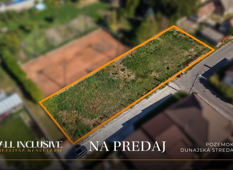 Pozemek na prodej v Dunajské Stredě, Malé Blahovo, vhodný pro bydlení.