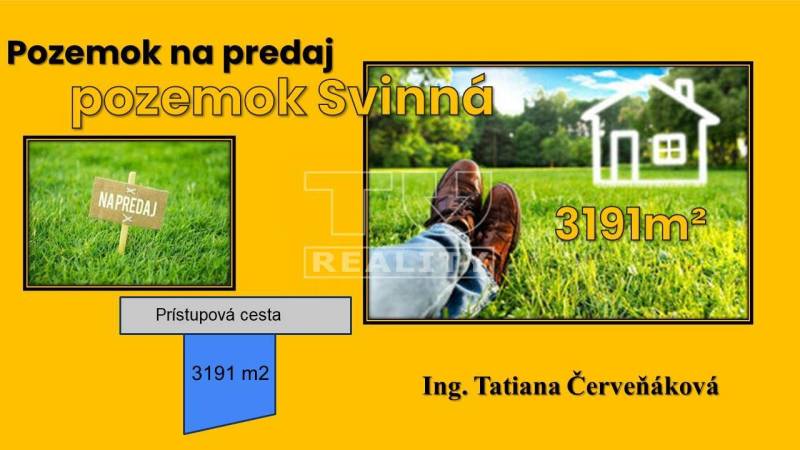 Svinná Pozemky - bydlení prodej reality Trenčín