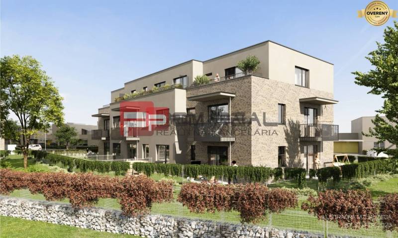 Stylový bytový komplex na Limbašské cestě s krásnou zelení a 2pokojovými byty.