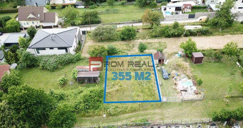 Pozemek pro bydlení v Mariance na ulici Na Tálkoch, o rozloze 355 m2.