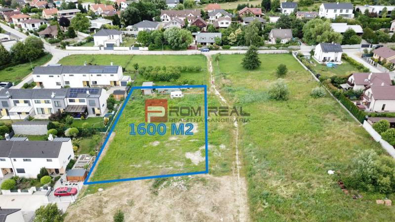 Pozemky na bydlení v Mariance na ulici Na Ovsisku, velikost 1600 m².