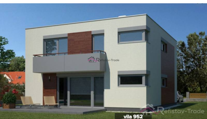 Rodinný dům na Povrazové ulici v Košicích - městské části Myslava s balkonem a terasou.