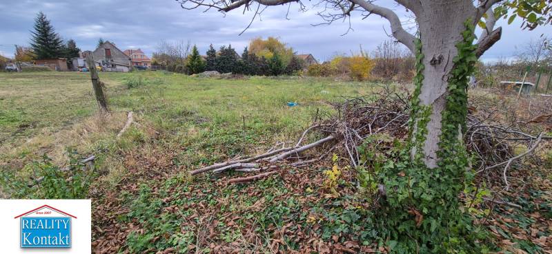 Pozemek v Tvrdošovcích vhodný k bydlení, obklopený stromy a zelení.