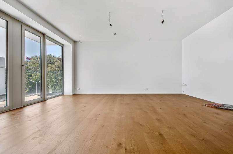 obývačka s kuchyňou